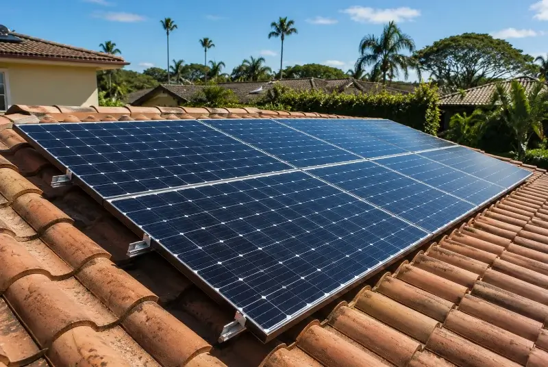 Installation de panneaux solaires à Maraussan